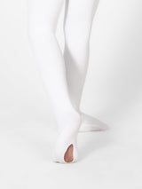 WHITE PRECISION FIT RECYCLED CONVERTIBLE TIGHTS - BOYS