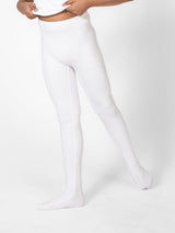 WHITE PRECISION FIT RECYCLED CONVERTIBLE TIGHTS - BOYS