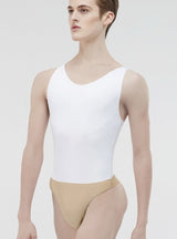Wide neck Leo with build in dance belt - MENS
