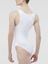 Microfibre Tank Leotard with built in full seat dance belt - Mens