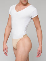 V-Neck Leo with Built-in Dance Belt - MENS