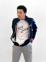 STILL DANCING SIDE STRIPE TRACK JACKET