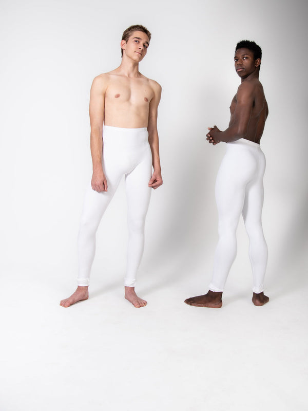 WHITE PRECISION FIT RECYCLED CONVERTIBLE TIGHTS - MENS
