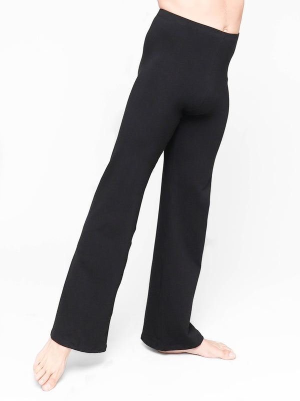 Black stretch cotton JAZZ pants - MENS